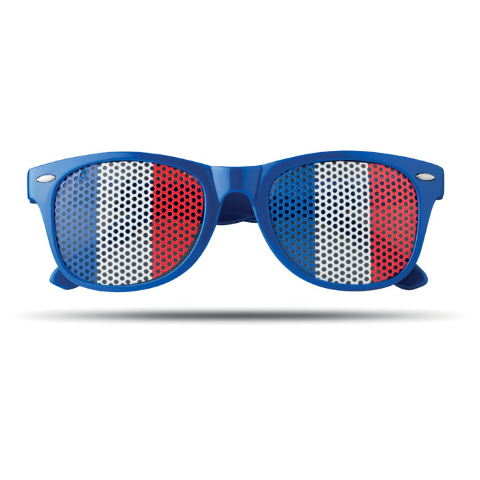 Lunettes promotionnelles - FLAG FUN Bleu royal